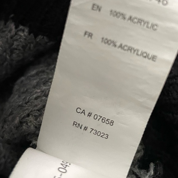 Streetwear Society Black & Grey Striped Knit Sweater Women’s Small - Picture 4 of 5